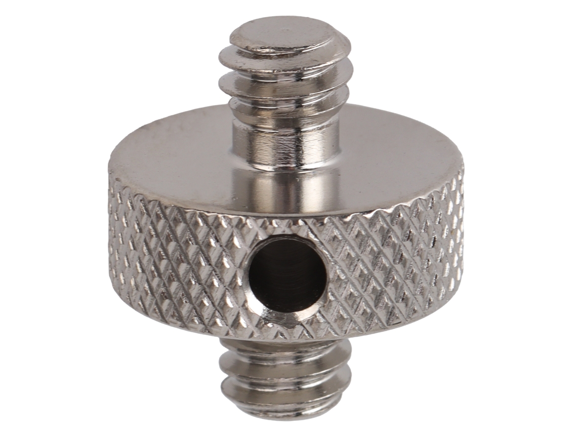 TRUYUETY Adaptador de Trípode Hembra 1/4 a 1/4 Macho, Convertidor de Rosca Estándar de Doble Extremo