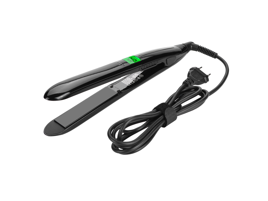 Plancha Rizadora Profesional De Cerámica Para Cabello, Herramienta De Peinado Negro