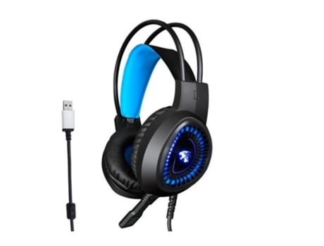 Auriculares V1000 Heavy Bass Internet Cafe Juego de deportes electrónicos Luminous 7.1 Channel Usb / 3.5Mm Blue7.1 Interfaz USB