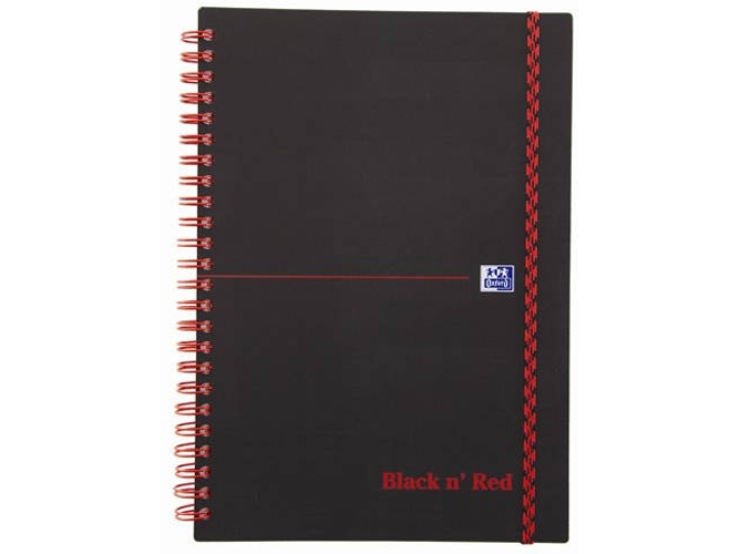 Cuarderno OXFORD 400047656 (Negro - A5 - Cuadriculado - 21x15x2cm)