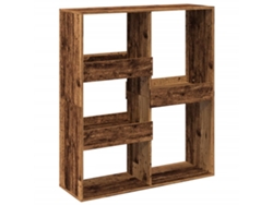 Maison Exclusive - Estantería/divisor De Espacios Madera Envejecida 100x33x115 Cm