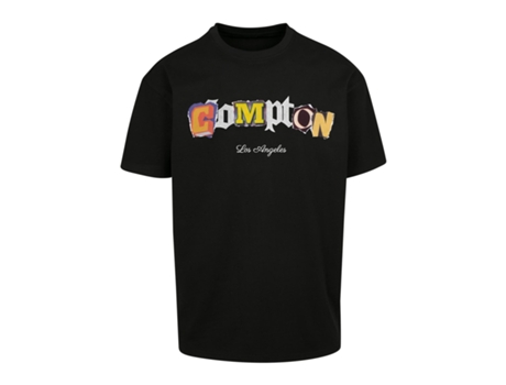 Camiseta para Unisexo MISTER TEE (2XL - Algodón - Negro)