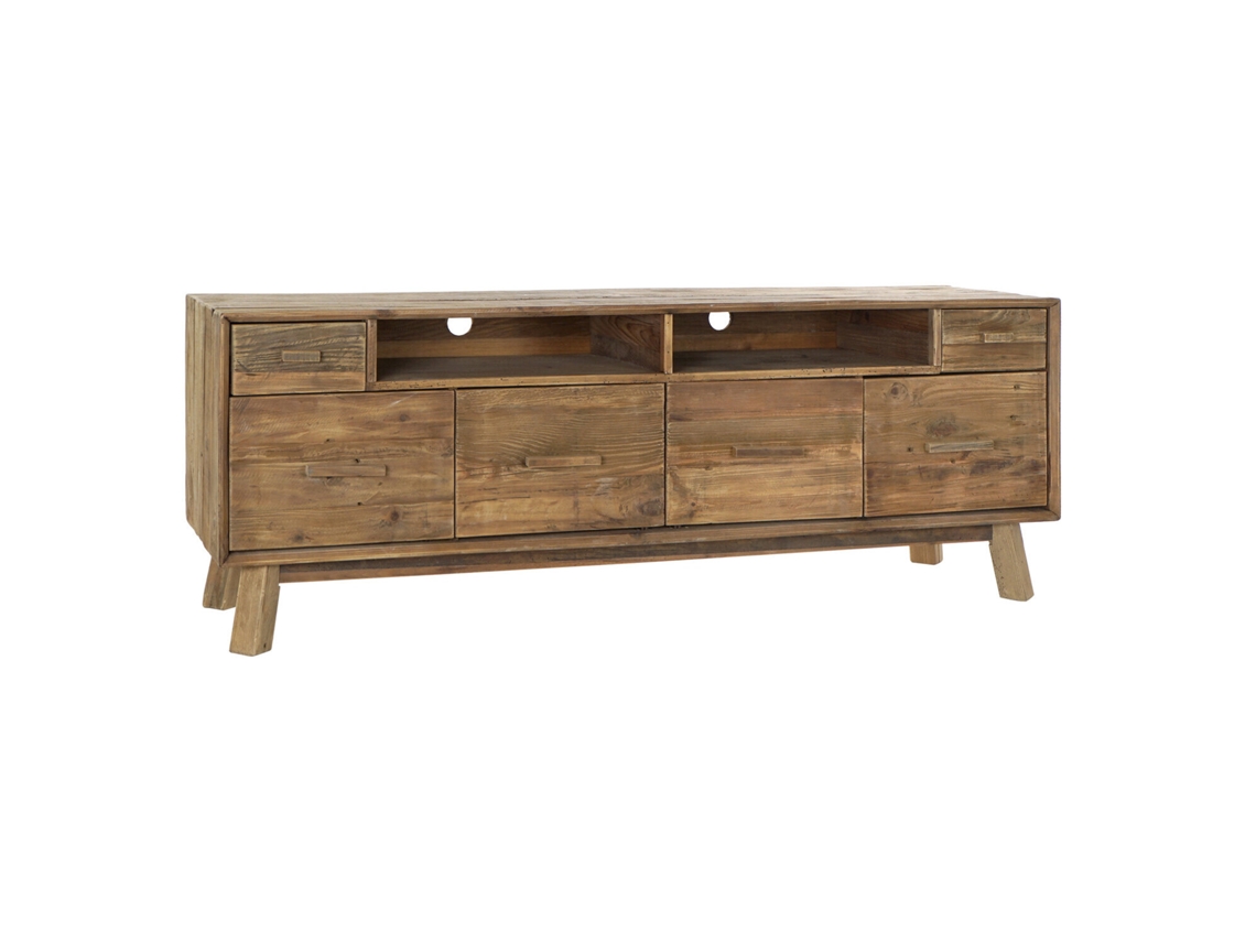 Mesa Tv Pino Envejecido Natural 180x48x65cm