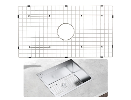 VEVOR Alfombrilla para fregadero de cocina de acero inoxidable 72,5x39,5x2,54 cm