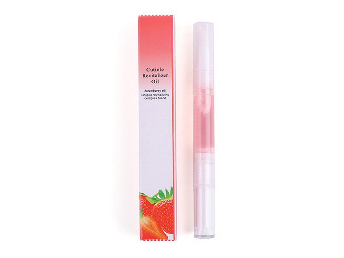 Aceite Revitalizante Para Cutículas Con Fragancia Natural, Lápiz Nutritivo Para El Cuidado De Las Uñas Con Aroma A Fresa.