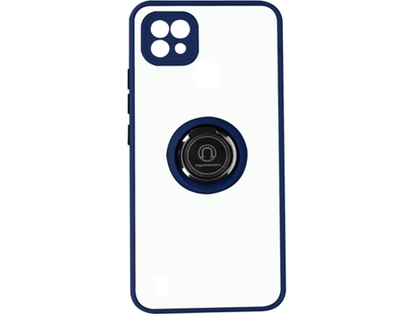 Funda Realme C21 AVIZAR con Anillo de Soporte (Azul)