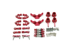 Conjunto de piezas metálicas mejoradas para Wltoys 284161, 284010, 284131, K969, K989 y K979, escala 1/28, piezas de modelos de vehículos RC.