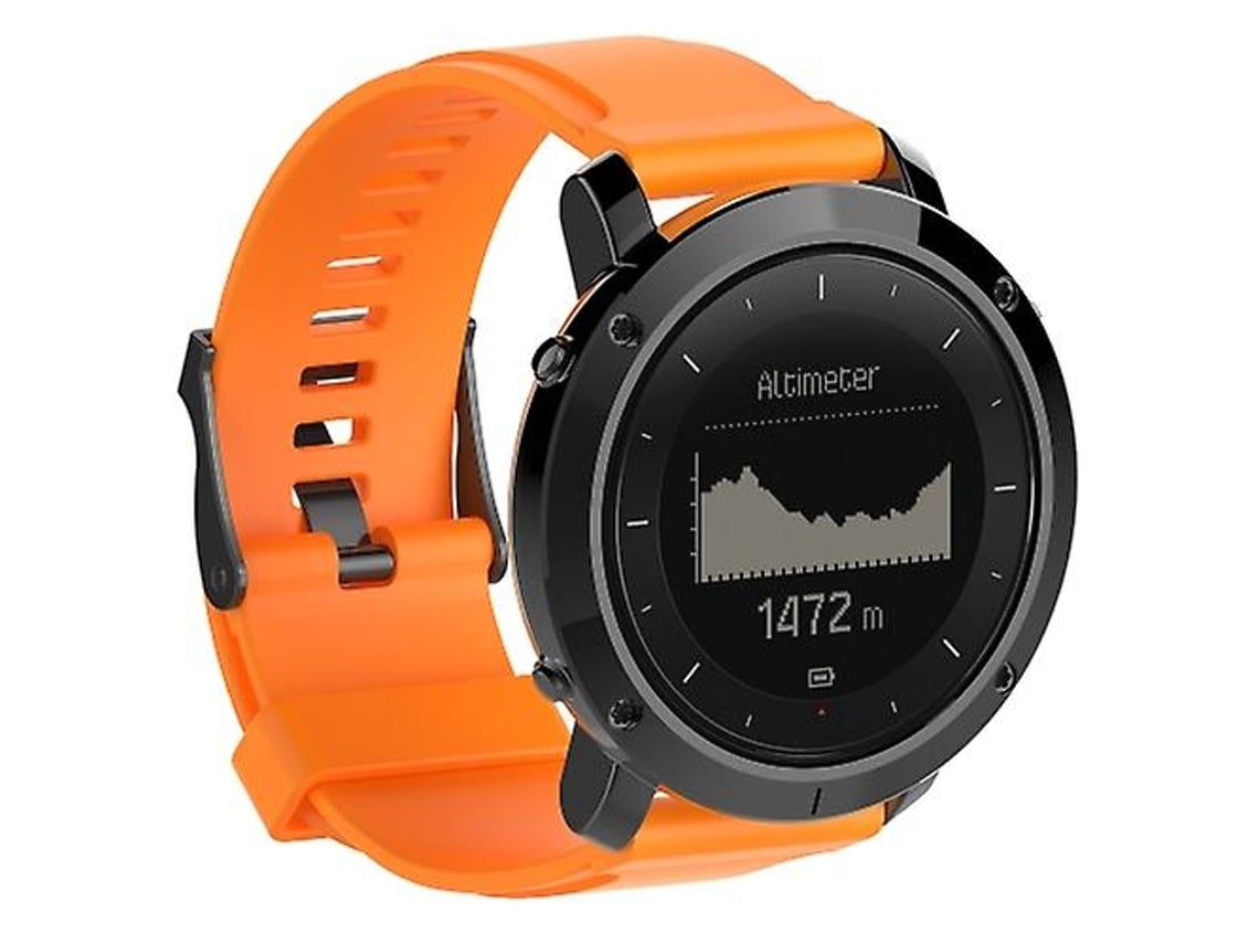 Correa de silicona para reloj Suunto Traverse Orange Chennnls