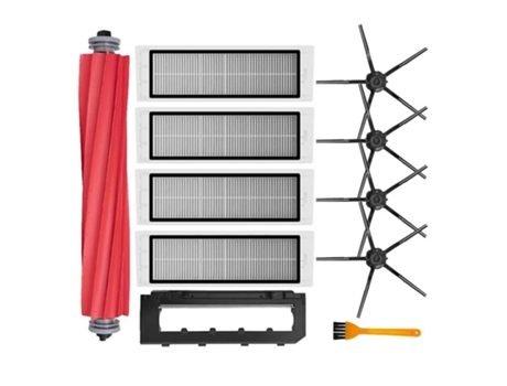 Kits de acessórios de substituição de filtro de escova lateral de rolo para roborock