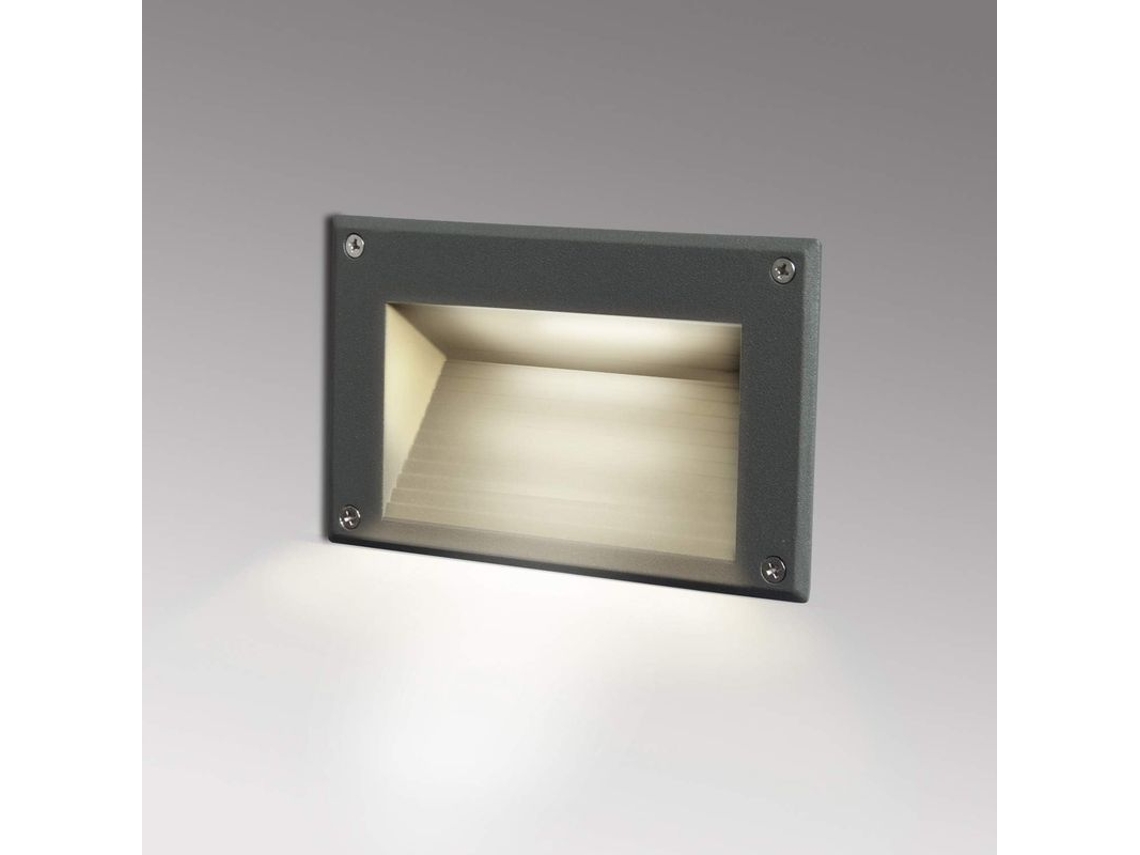 2026-linjou Foco Empotrado Led 3w Ip65 Interior/exterior Para Patios Escaleras Piscinas 4000k Negro 162mm 4000k