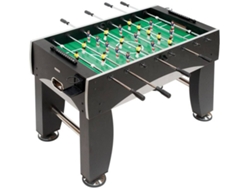 DEVESSPORT Futbolín Semi Profesional Silver – Gran tamaño, retorno de bolas, posavasos y niveladores