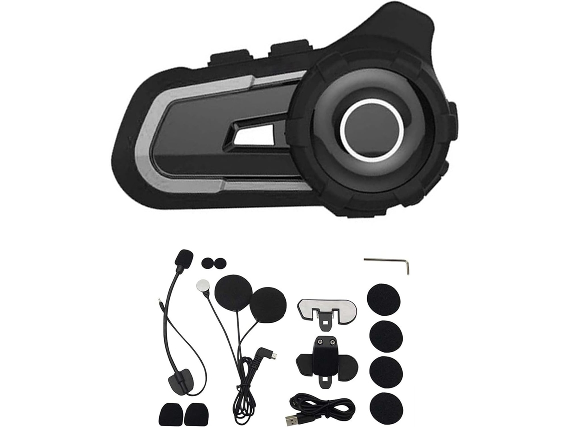 Casco S2 Bluetooth Bt5.1 Para Motocicleta Y Esquí Con Doble Intercomunicador (no Requiere Intercomunicador).
