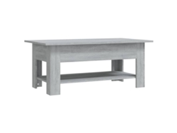Mesa de centro de madera procesada Sonoma gris MAISON EXCLUSIVE (102 x 55 x 42 cm)