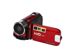 Videocámara STELASPLEN HD 1080p de 16 MP con zoom de 16x, pantalla LCD, portátil, para viajes familiares, roja, para exteriores, compacta, Wi-Fi, visión nocturna, Ultra HD, fotografía y grabación.