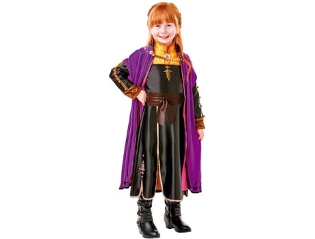 Disfraz de Niña RUBIE'S Frozen 2 Elsa púrpura (Poliéster - Tam: 7-8 Años)