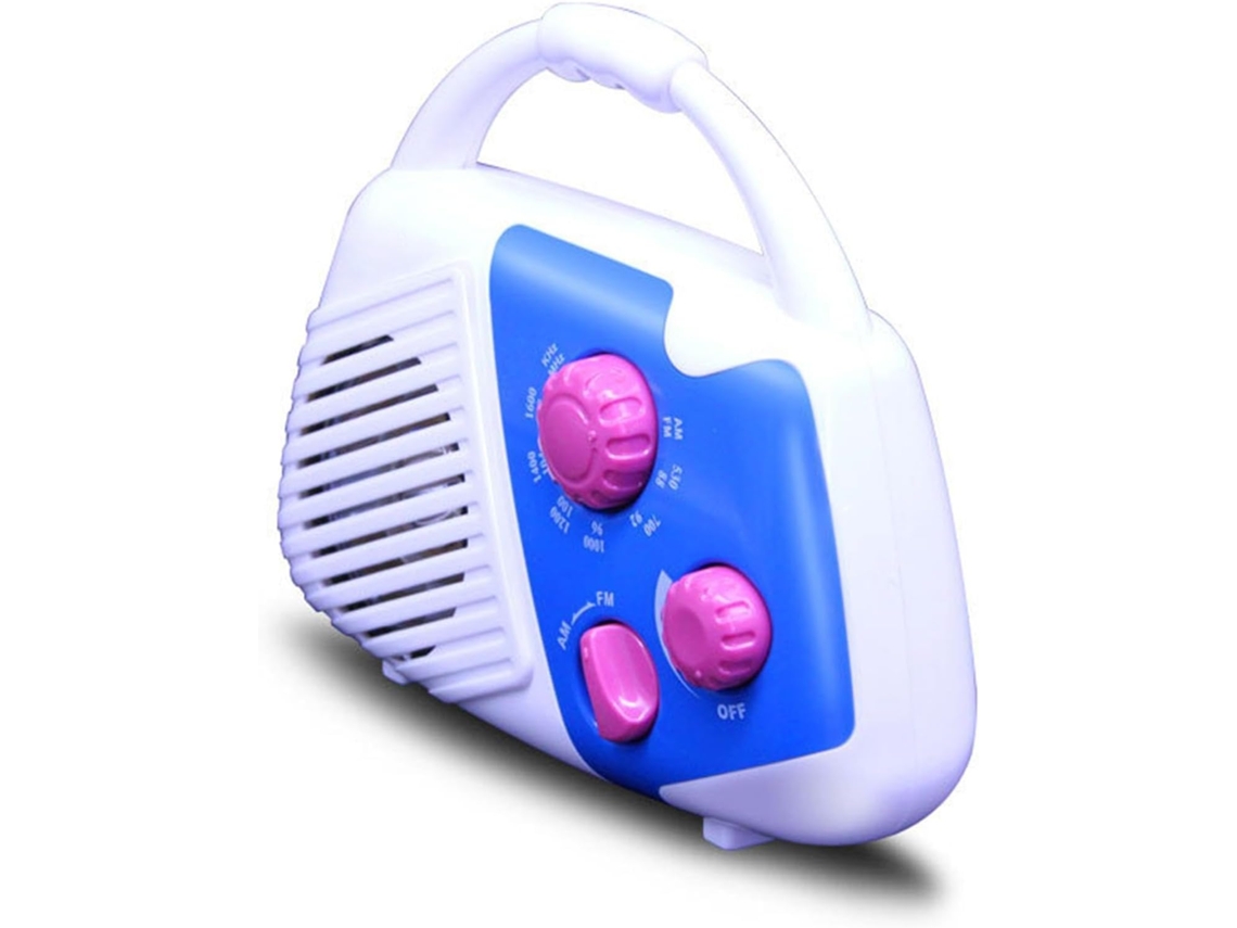 Radio Portátil Am/fm Impermeable, Alimentada Por Pilas, Para Senderismo, Con Asa.