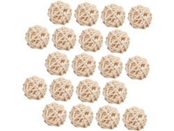 20 Bolas De Ratán Natural Para Difusores De Aromaterapia Decorativos Caseros.