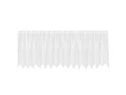 Maison Exclusive - Cortina De Encaje Con Cortinas Floral 100 X 400 Cm Poliéster