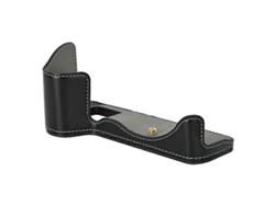 Estuche de cuero para cámara Panasonic Lumix S5/S5 II con ranura para batería Facpoet