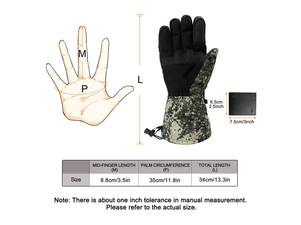 2026-guantes De Calor Eléctricos Con Pantalla Táctil Para Exterior Invierno Moto Bicicleta Con Caja De Batería