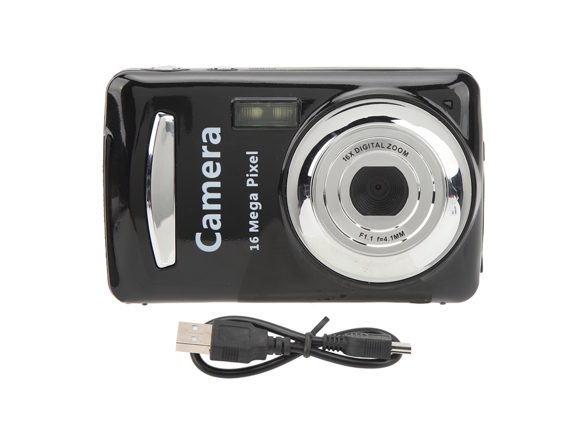 Cámara Digital Xj03 Con Pantalla Tft De 2,4 Pulgadas, Zoom De 16x, Hd 1080p, Para Principiantes En Fotografía Con Micrófono Integrado.