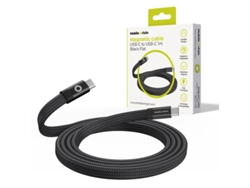 Cable Usb-c Mobile Origin Usb-c A Usb-c Magnético 1 M Negro