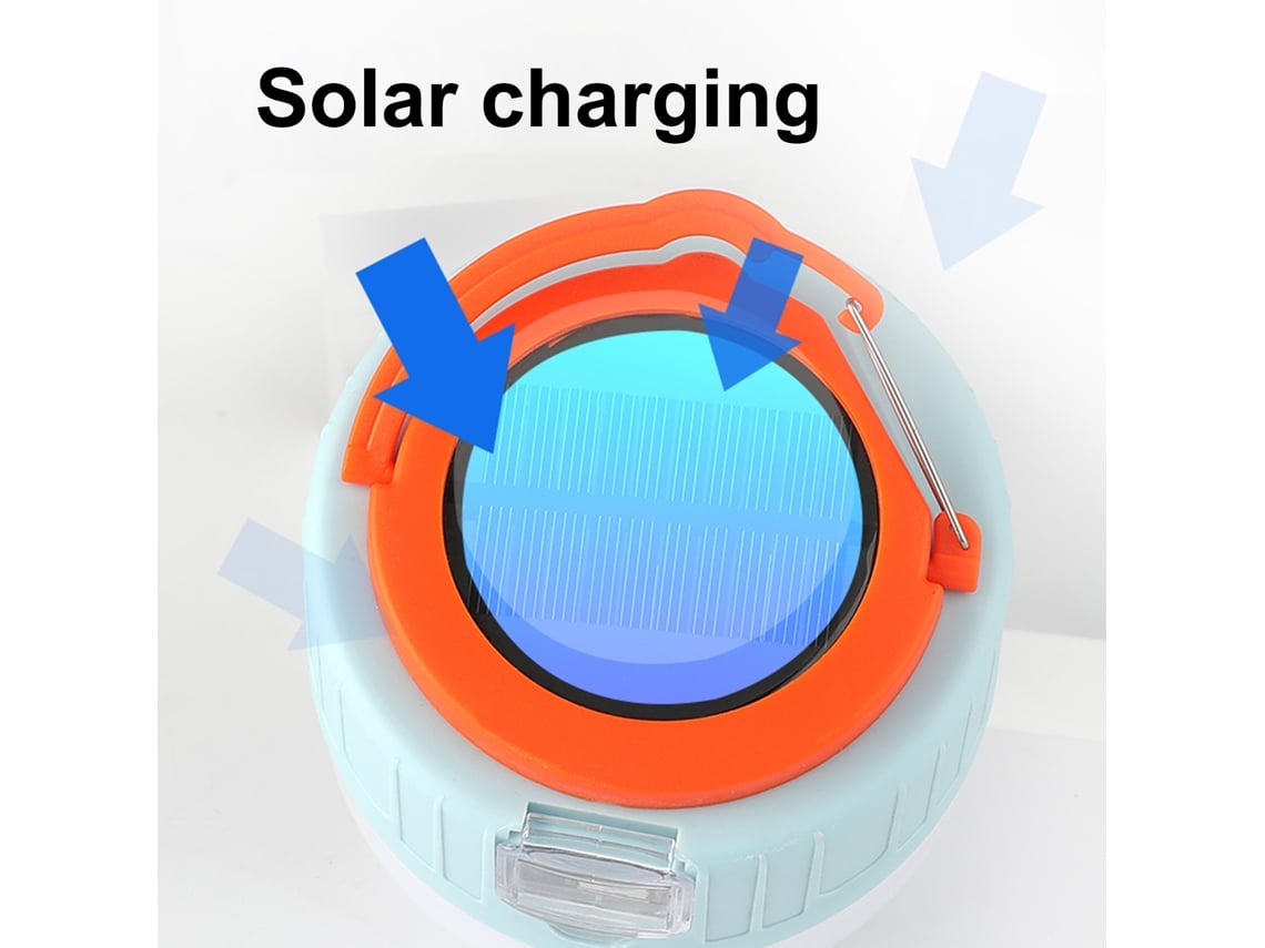 2026-luz De Campamento Solar Al Aire Libre Con Control Remoto, Linterna De Emergencia Led Con Salida Usb Para Tiendas Y Campamentos