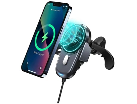 Cargador Teléfono Coche Carga para Apple CHRONUS Negro