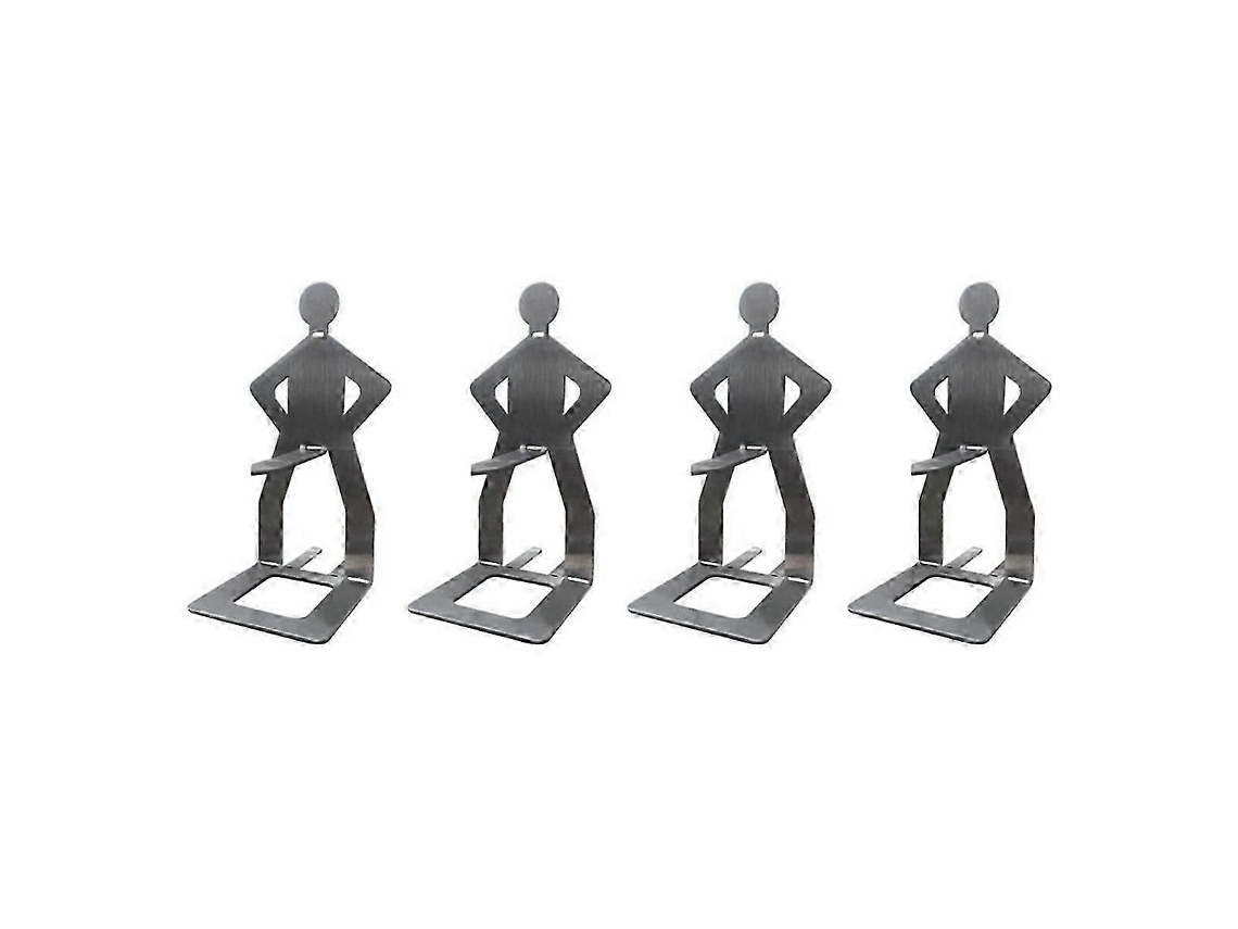 4 accesorios divertidos para barbacoa, soporte para salchichas y perritos calientes, parrilla portátil de acero inoxidable Rosewell
