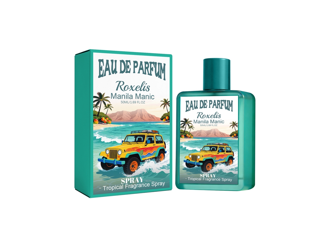 Perfume Roxelis Tropical Fresh Mango Coconut, aroma suave