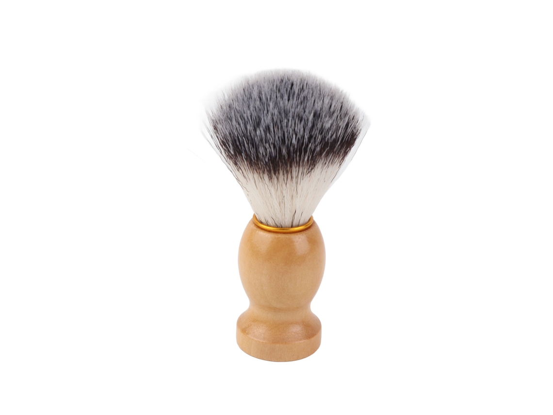 Pincel De Afeitar Para Barba Hombre Mango Madera