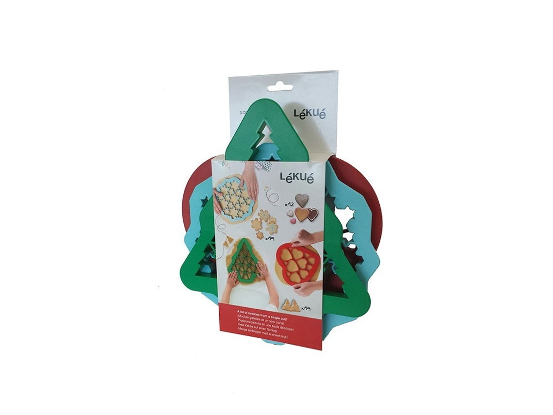 Kit 3 Cookies Cutters Surtido FORGE ADOUR