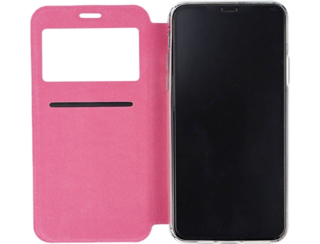 Carcasa iPhone 12«12 Pro SKYHE Gandy Flip Cover Rosa