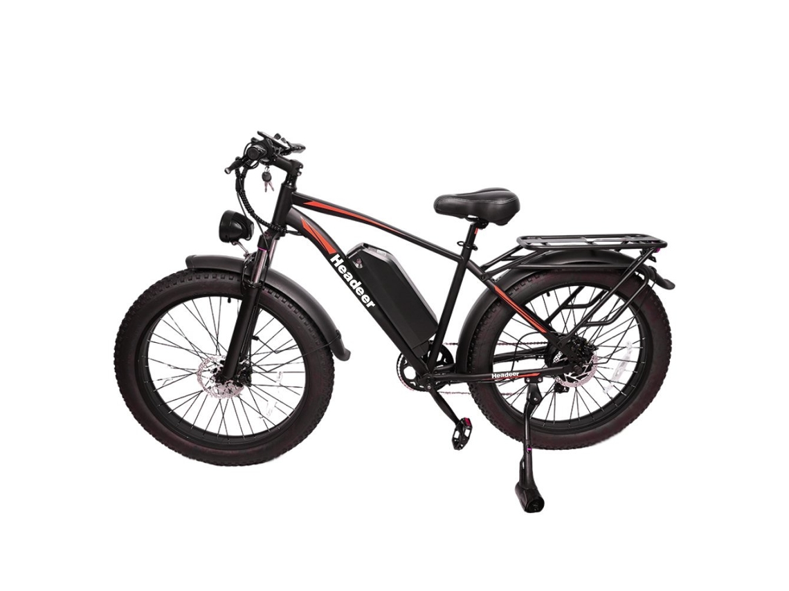 Headeer Bd2640 Bicicleta Eléctrica Con Motor De 750w, Batería De 21.6ah, Neumáticos Anchos De 26x4.0 Pulgadas, Suspensión Delantera Y Capacidad Todote