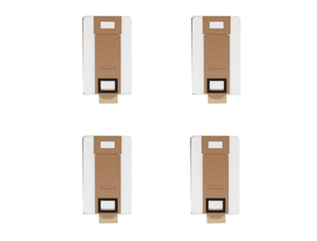 Pacote com 4 sacos de vácuo de substituição para saco de pó roborock s7 t7s t7s plus