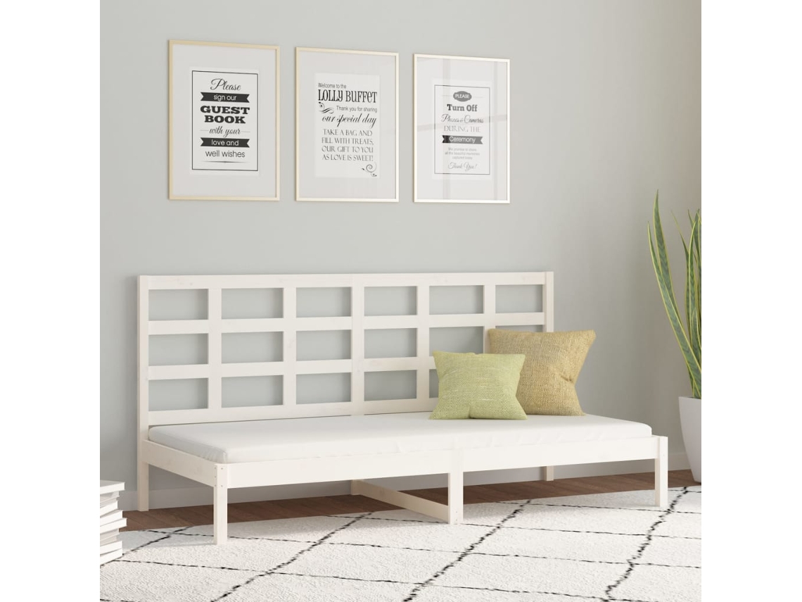 Sofá Cama Individual Adultos Lovely Home Blanco (80x200)