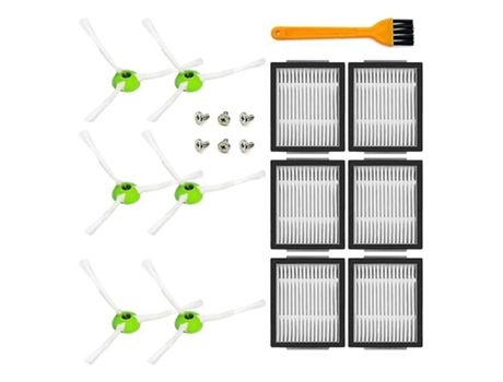Filtros hepa de escova lateral de peças para robô irobot roomba i7 i7+ i3 e5