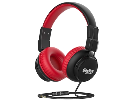 Auriculares para niños WEB2O con micrófono Puerto para compartir audio