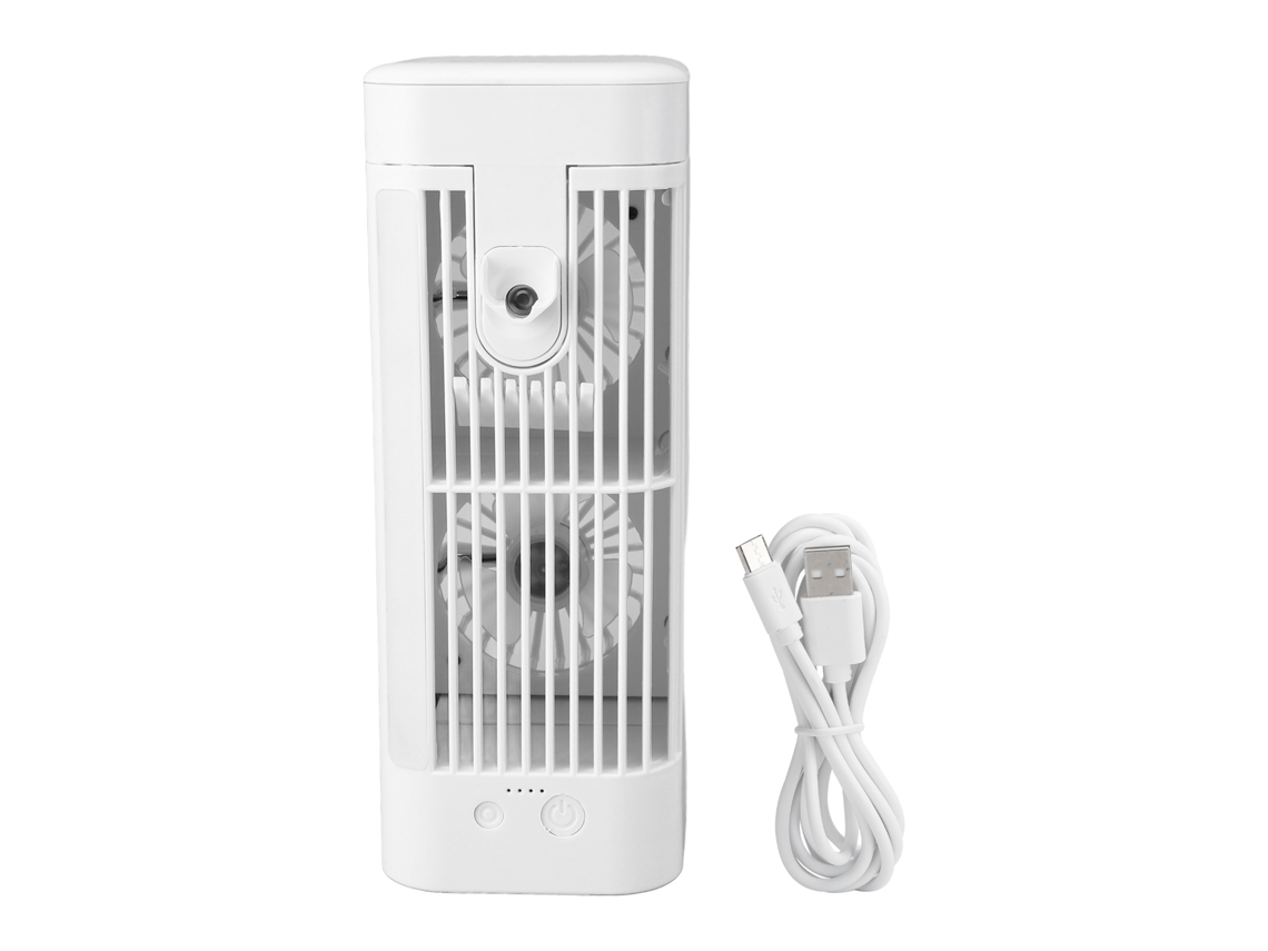 Aire acondicionado de sobremesa de 5 W y 5 V con motor sin escobillas, refrigeración y funcionamiento silencioso.