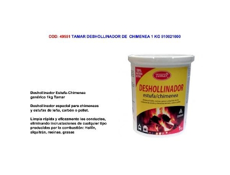 Tamar deshollinador de chimenea 1 kg 510021000