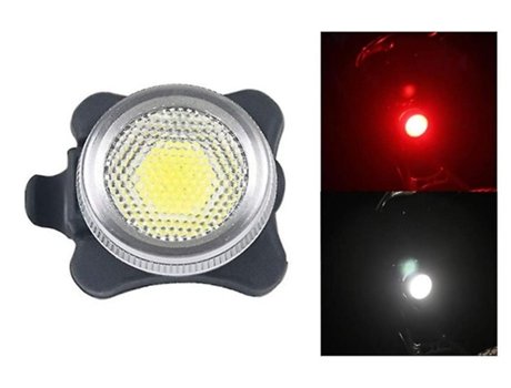 Juego de luces para bicicleta, VEANXIN USB recargable para bicicleta (negro)