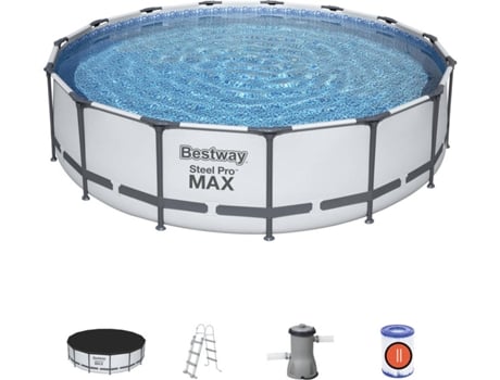 Piscina Tubular BESTWAY 56488 (con Cartucho - 14970 L - 457x107cm)