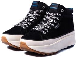 Botines PEPE JEANS FOOTWEAR Woking Urban Sintético Mujer (37 - Negro)