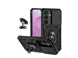 Kit Suporte Magnético Capa Magnetic Slide Window Phonecare Para Samsung Galaxy S26 Plus - Preto
