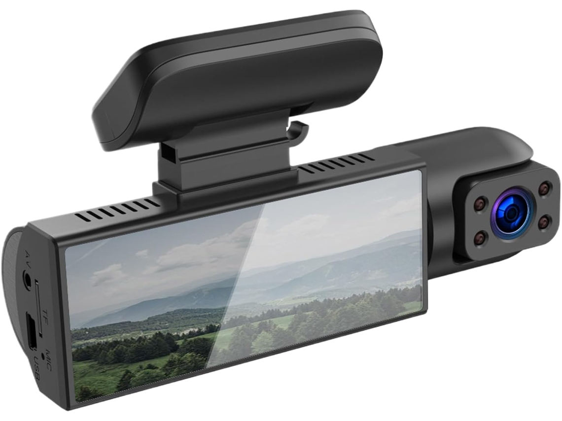Cámara Para Coche Y Grabadora De Visión Trasera Con Cable Metálico De Doble Visión | |