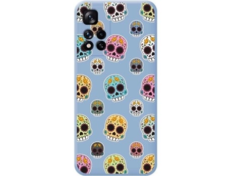 Carcasa para Xiaomi Redmi Note 11 Pro+ Plus 5G TUMUNDOSMARTPHONE Silicona Líquida Dibujos Azul
