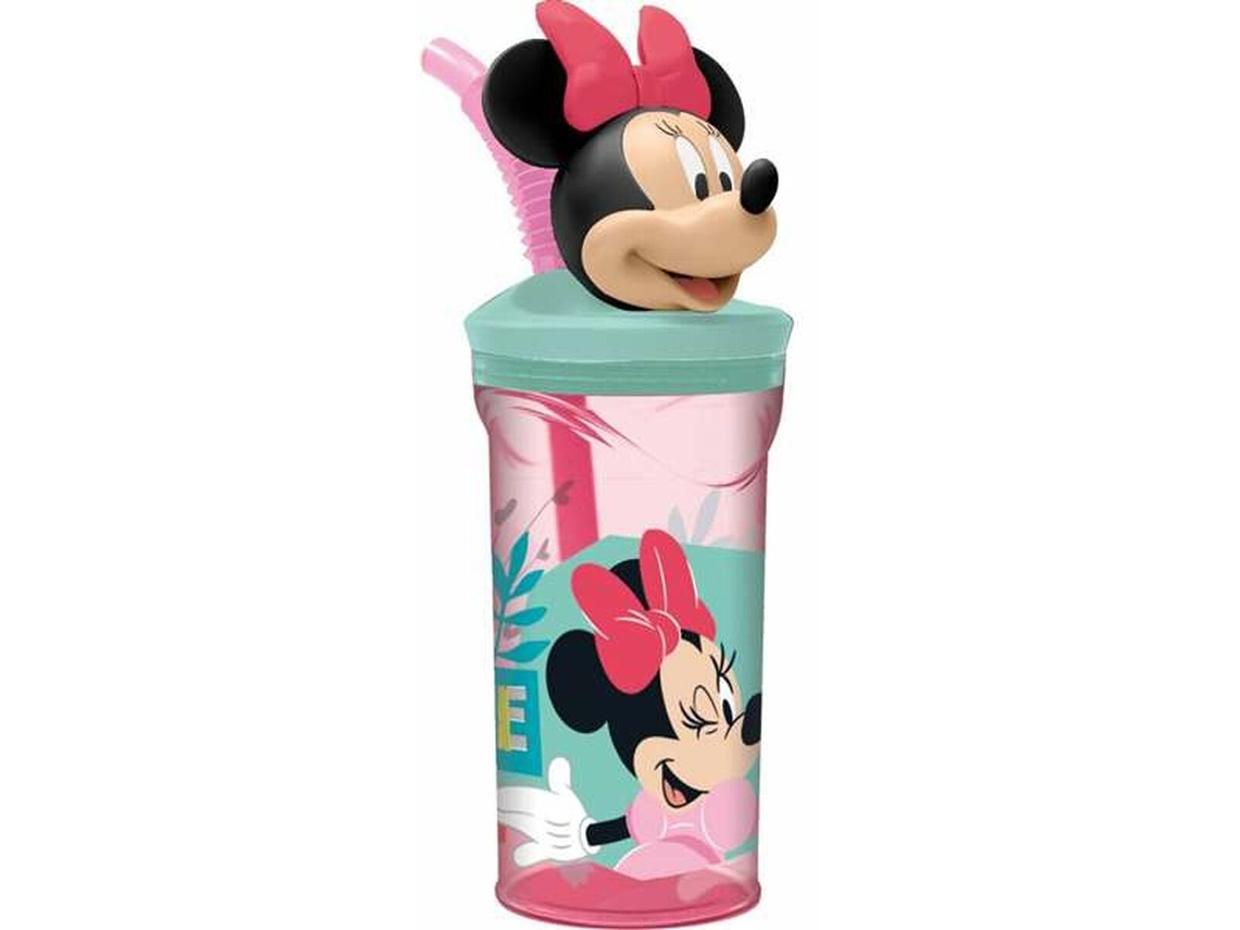 Minnie Jarrón Pajita Figura 3D 360 ml