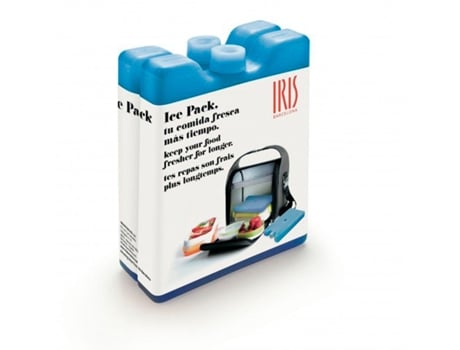IRIS Ice Pack Juego de 2 Acumuladores de Frío de 200 Ml para Neveras Portátiles