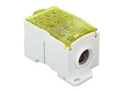 2026velora-caja De Terminales De Distribución Universal Din Rail 690v 400a Amarilla Línea Principal