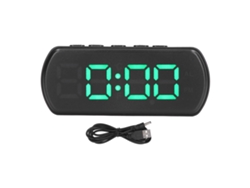 Reloj Despertador Digital Con Led Temporizador Temperatura Para Cocina Oficina Dormitorio Verde